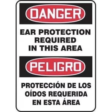 Accuform BILINGUAL Safety Sign  SPANISH SBMPPE176VA SBMPPE176VA